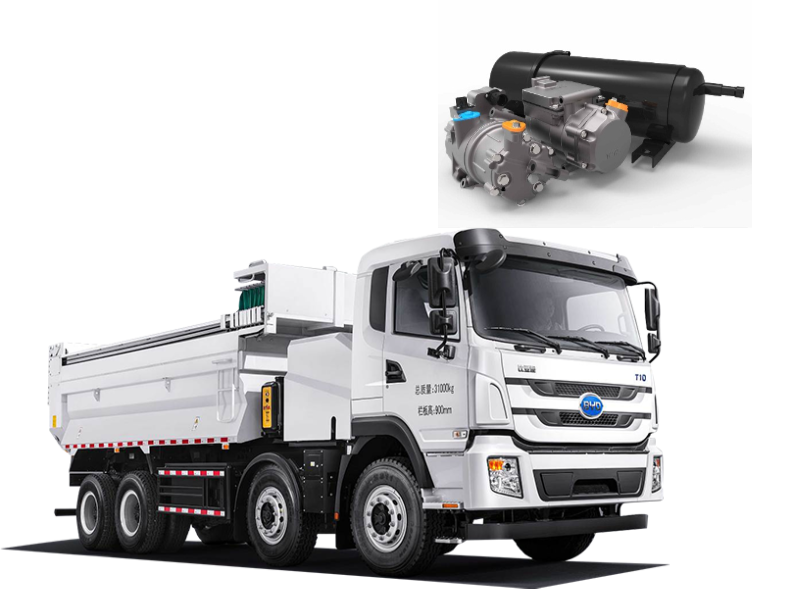 TOMPRESS compressors were used for BYD urban construction electric vehicles