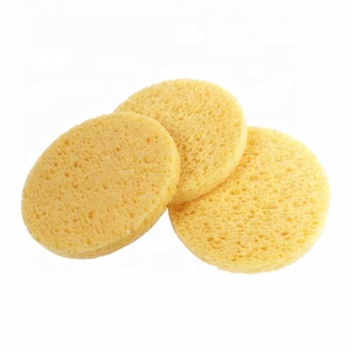 Facial Sponges Compressed Natural Cellulose Sponge Bulk PU Sponge