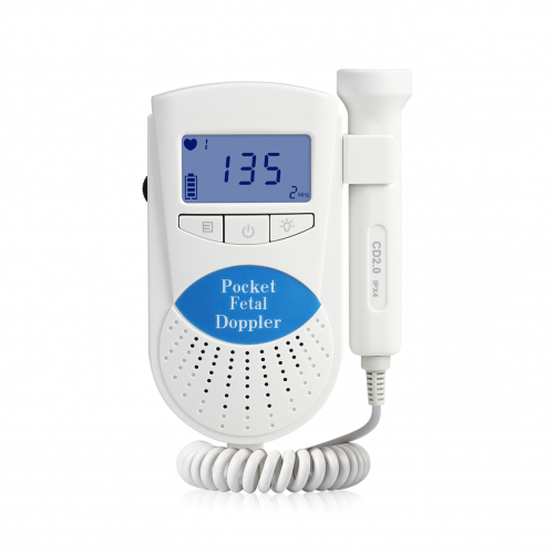 Fetal Doppler Ultrasound Baby Heart Rate Monitor For Portable Home Use