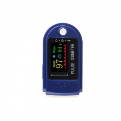 Fingerspitzen-Pulsoximeter mit vier Farben Display