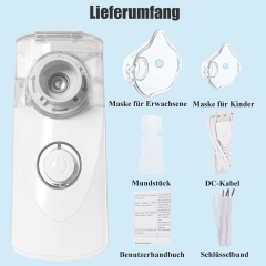 Detachable medication cup battery nebulizer