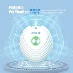 Persönliche tragbare negative ionen halskette ionkini tragbare AVICHE W3 weiß luftreiniger