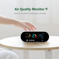aviche new arrival h3 air quality monitor indoor air box portable desktop USB room