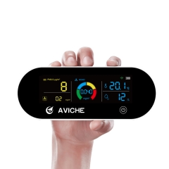 Aviche nouvelle arrivée h3 moniteur de qualité de l'air intérieur air boîte portable bureau USB salle