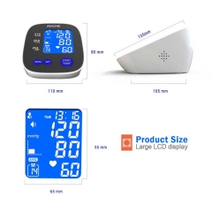 Aviche digital portátil inteligente 24 horas monitor de presión arterial médico automático de la parte superior del brazo