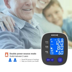 Aviche digital portable smart 24 hour automatic medical Blood pressure monitor upper arm