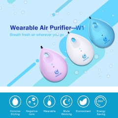 AVICHE personal portable negative ion necklace wearable air purifier for baby