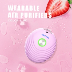 kids wearable small smart mini personal necklace portable air purifier release negative ion