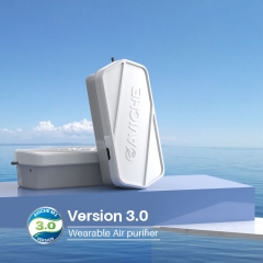 Aviche M1 Version 3.0 white Necklace 100 Million Ion Wearable mini Air Purifier for Virus Thailand