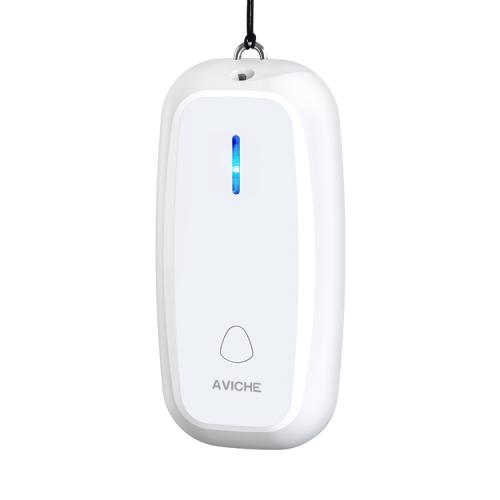Aviche new technology mini Rechargeable ionizer necklace portable air purifier for smoke M5 white