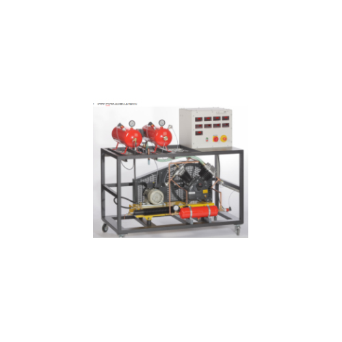 TWO-STAGE AIR COMPRESSOR TRAINER Educational Equipment Compressor Training Equipment