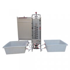 Capacidades de demonstração da coluna de filtro de leito profundo Mkii Equipamento didático Equipamento de experiência de mecânica de fluidos