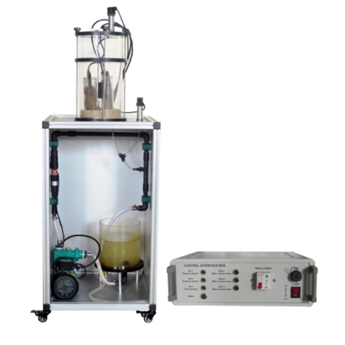 Computercontrolled Soil Water and Sand Absorption Unit Educational Equipment Hydraulic Bench