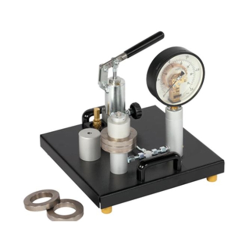 Calibrador de manómetro de peso muerto Equipo de formación profesional Equipo de laboratorio de hidrodinámica didáctica