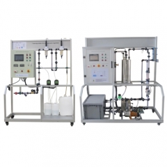 Dispositivo de treinamento de controle de processo (temperatura, pressão, nível de líquido, fluxo) Equipamento didático