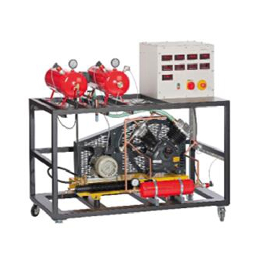 Two-Stage Piston Compressor Educational Equipment Vocational Training Hydrodynamics Experiment Apparatus