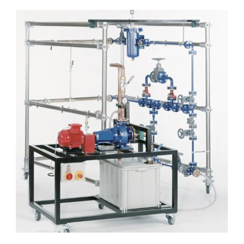 Assembly Station Pipes and Valves and Fittings Vocational Training Equipment Didactic Hydrodynamics Laboratory Equipment