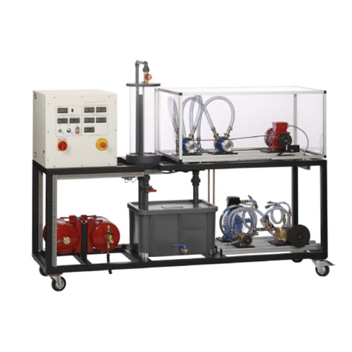 Comparison of Positive Displacement Machines and Turbomachine Didactic Equipment Teaching Fluids Engineering Experiment Equipment