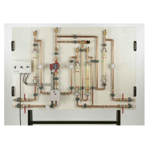 Four Way Mixing Valve Training Panel Teaching Equipment Educational Heat Transfer Laboratory Equipment