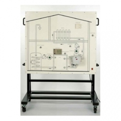 Domestic Heating System Control Training Panel Didactic Equipment Teaching Heat Transfer Training Equipment