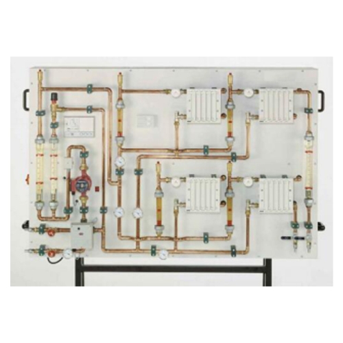 Panneau de formation de Circuit de chauffage domestique Équipement d'enseignement Équipement éducatif d'expérience de transfert thermique