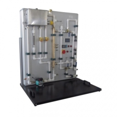 Transferencia de calor en un intercambiador de calor tubular Equipo educativo Formación profesional Equipo de laboratorio térmico
