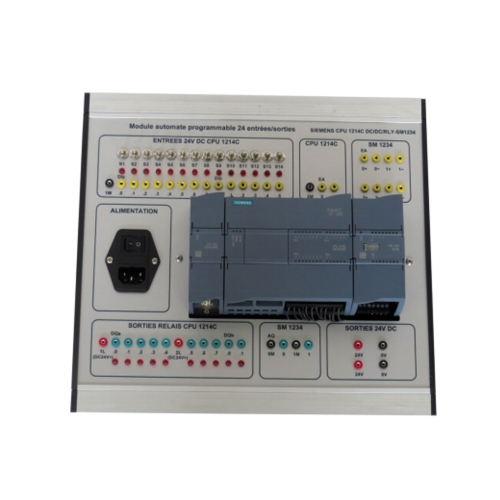 Compact PLC 24 Inputs Outputs Trainer Didactic Equipment Teaching Electrical Automatic Trainer