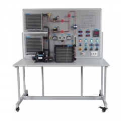 Formateur pour l'étude d'un réfrigérateur à évaporateur multiple commercial Équipement didactique formateur de réfrigérateur d'enseignement