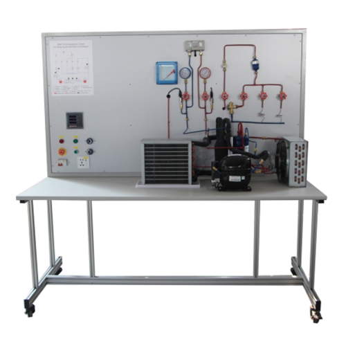 Компьютеризированный тренажер для изучения оборудования профессионального обучения герметичного компрессора Дидактический тренажер холодильного оборудования