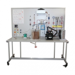 Formateur informatisé de pompe à chaleur Équipement didactique Enseignement Équipement de laboratoire de réfrigération