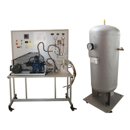 Formateur informatisé sur le cycle thermodynamique de l'équipement de formation professionnelle à air comprimé Équipement de laboratoire de réfrigération didactique