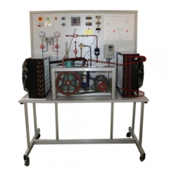 Trainer For The Study Of The Open Type Compressor Educational Equipment Vocational Training Refrigeration Training Equipment