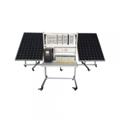 Equipamento de ensino de energia solar para operação de rede Equipamento de treinamento vocacional Instrutor fotovoltaico didático