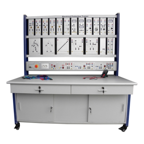 Electrical Protection Training Workbench Didactic Equipment Teaching Electrical Lab Equipment