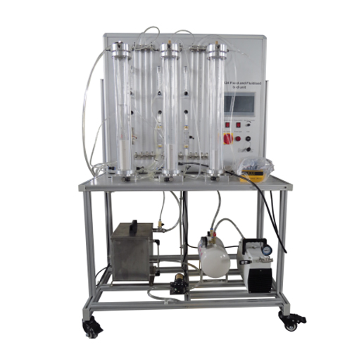 固定および流動床ユニット教育機器ベルヌーイ実験ベンチ