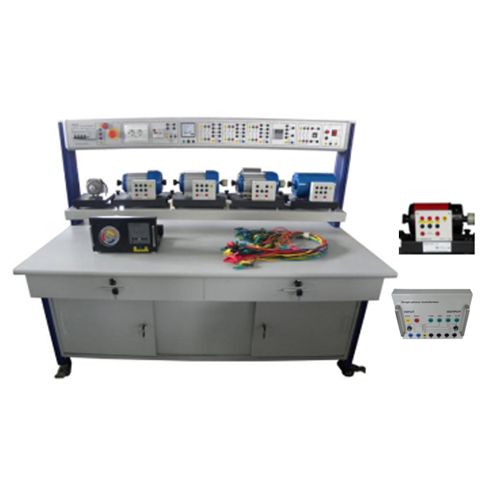 Electrical Motor And Transformer Trainer Vocational Training Equipment Educational Transformer Training Workbench