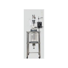 20 L Glass Reactor With Cooling Jacket Didactic Equipment Fluid Mechanics Experiment Equipment