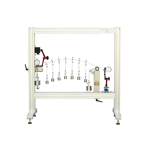 Arco parabólico de dos bisagras, extremo fijo Equipo de formación profesional Equipo de experimentación mecánica