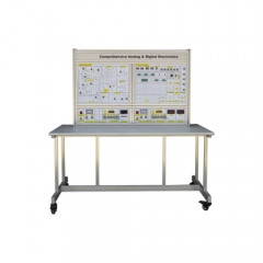 Umfassender analoger und digitaler Elektroniktrainer, didaktische Ausstattung, elektrische Werkbank