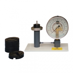 Calibración de un manómetro de Bourdon Equipo de experimentación de mecánica de fluidos Equipo de enseñanza