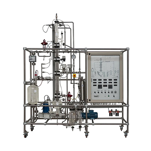 Equipamento de educação técnica para planta piloto de destilação contínua