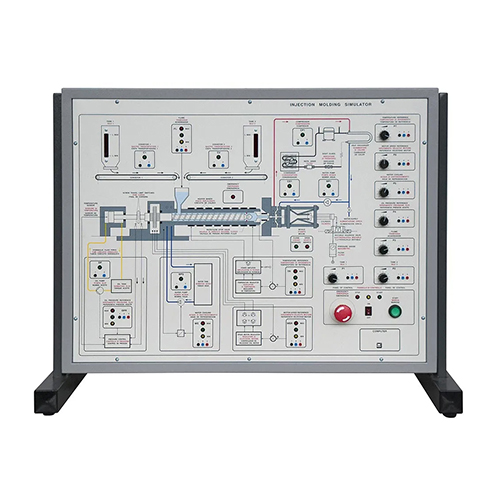 Simulador de proceso para moldear materiales plásticos Equipo de enseñanza Equipo de laboratorio de ingeniería eléctrica