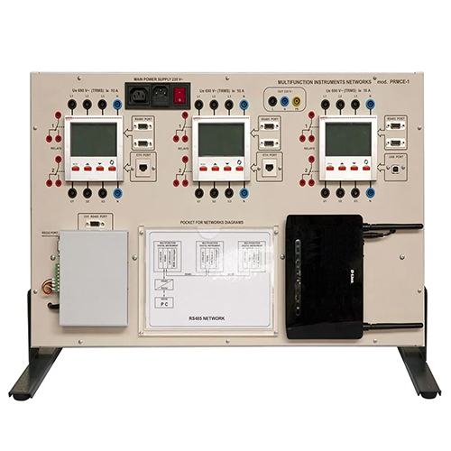 Monitoramento de parâmetros elétricos com instrutor de redes de dados Equipamento de treinamento vocacional Equipamento de laboratório elétrico