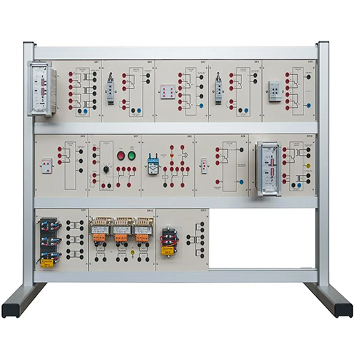 Set Of Protection Relays For High-Voltage And Low-Voltage Networks Educational Equipment Electrical Training Panel