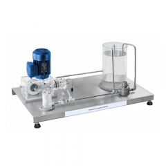 Équipement didactique professionnel de laboratoire d'hydrodynamique d'unité de démonstration de pompe à piston
