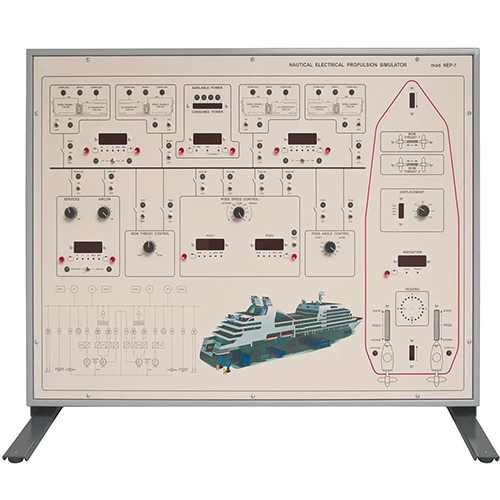 Simulator For The Study Of Electrically Driven Ships Educational Equipment Electrical Training Panel