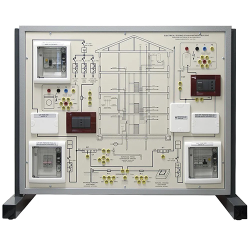 Elektrische Prüfung in einem Gebäude Berufsausbildungsgeräte Elektrotechnik-Ausbildungsgeräte