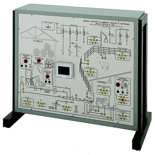 Electrical Testing In Agricultural And Livestock Environments Educational Equipment Electrical Training Panel