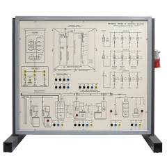 Pruebas eléctricas de edificios industriales Equipos de enseñanza Panel de capacitación eléctrica