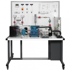 Entrenador para el estudio del compresor semihermético Equipos de capacitación en refrigeración Equipos de educación técnica